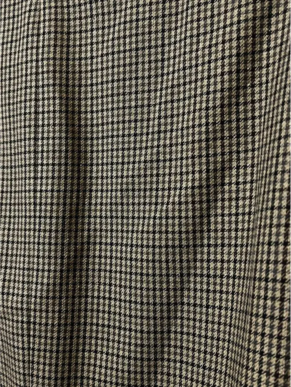 Burberrys Vintage Blazer Men's Brown Checkered 48L 100% silk